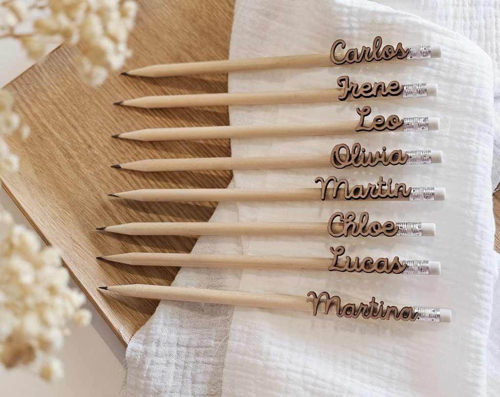Lápices de madera personalizados
